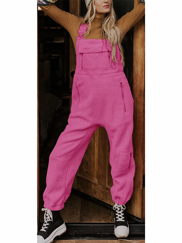 Lark Fleece Utility Overalls