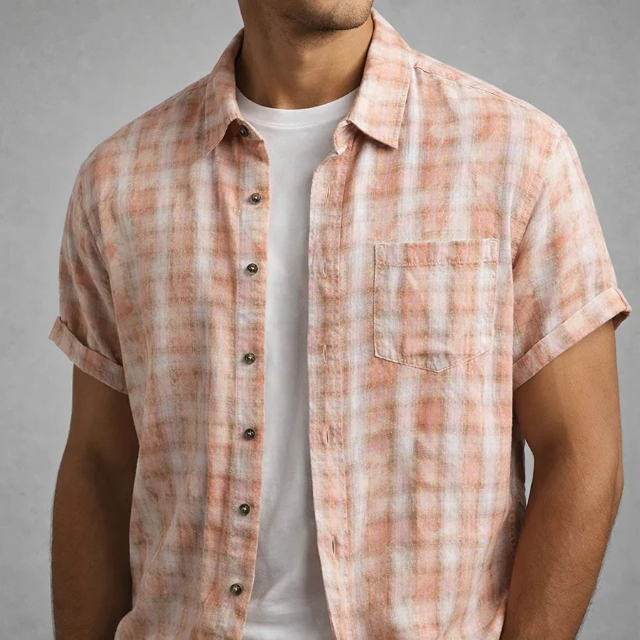Bradley Checked Cotton Shirt