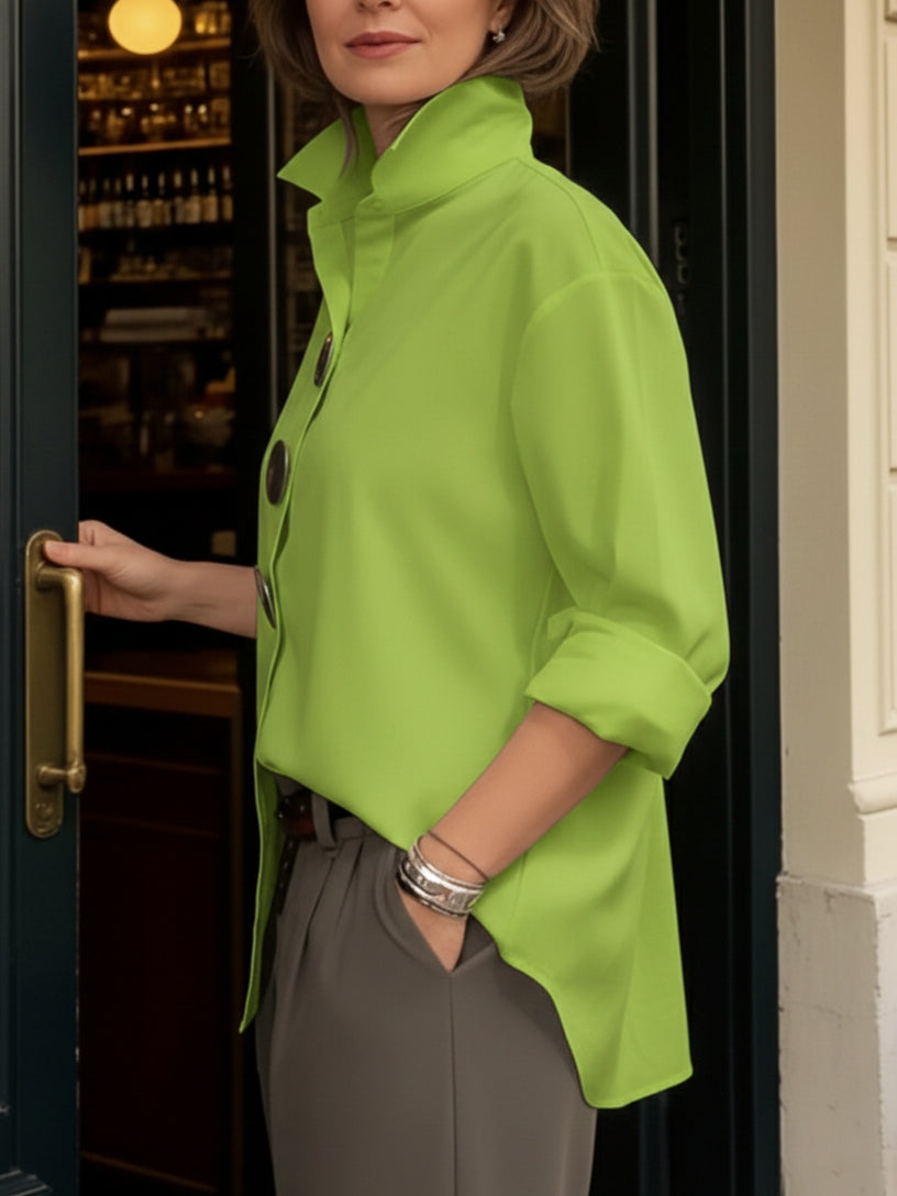 Alessia Statement Button Shirt