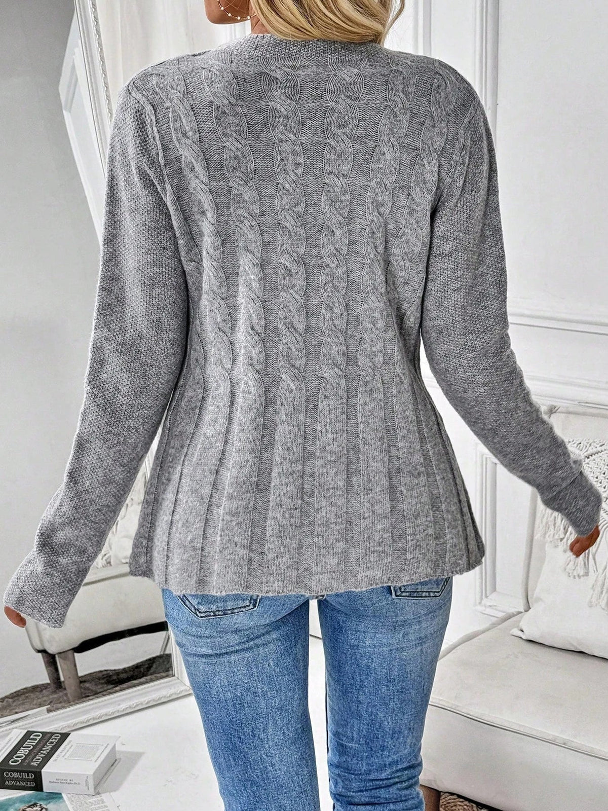 Juliette Cable-Knit Cardigan