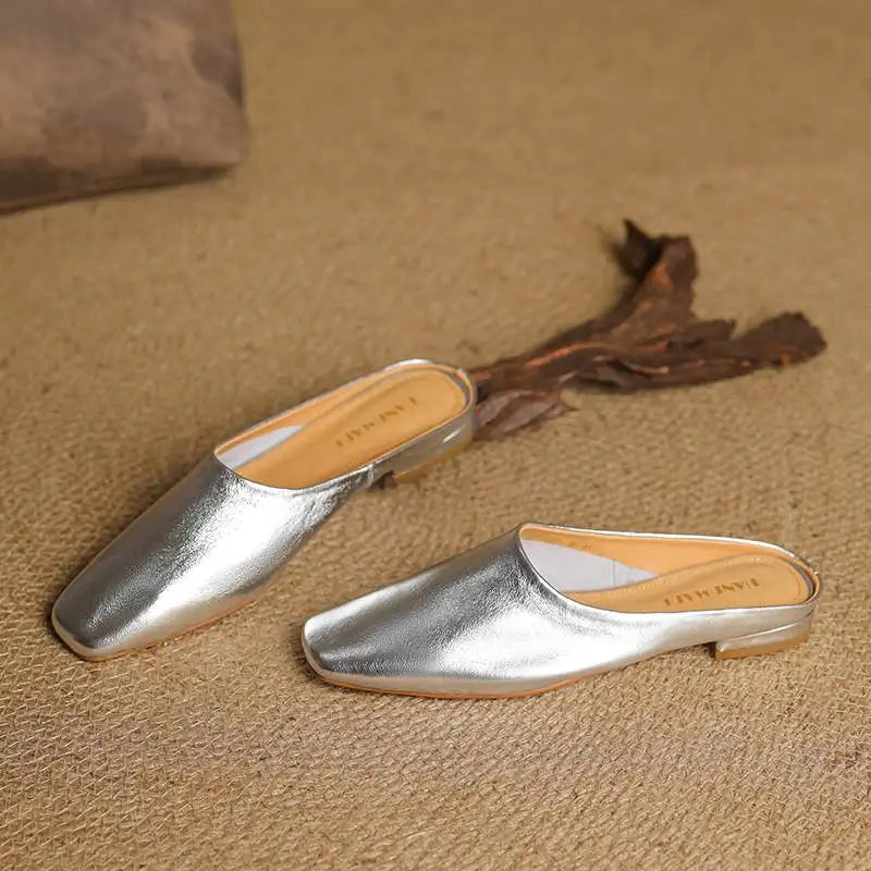 Sienna Leather Mules