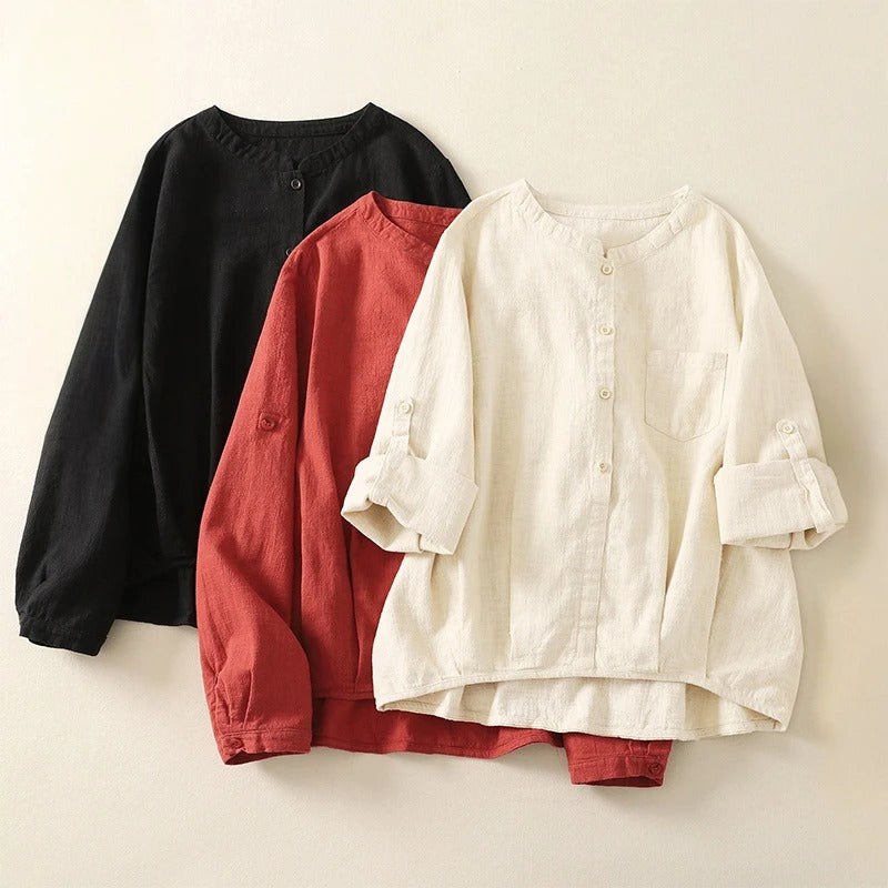 Mae Linen Blouse