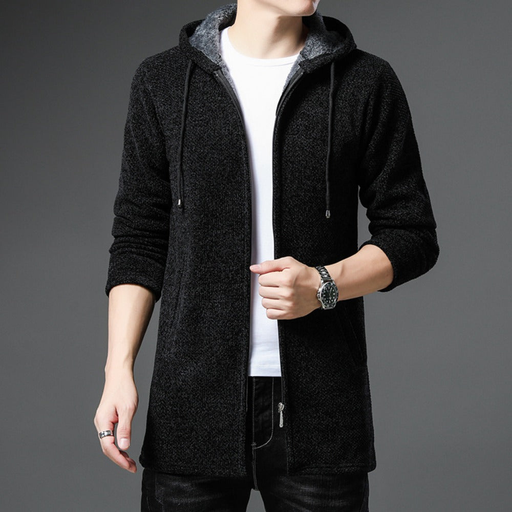 Henry Knit Cotton Hoodie