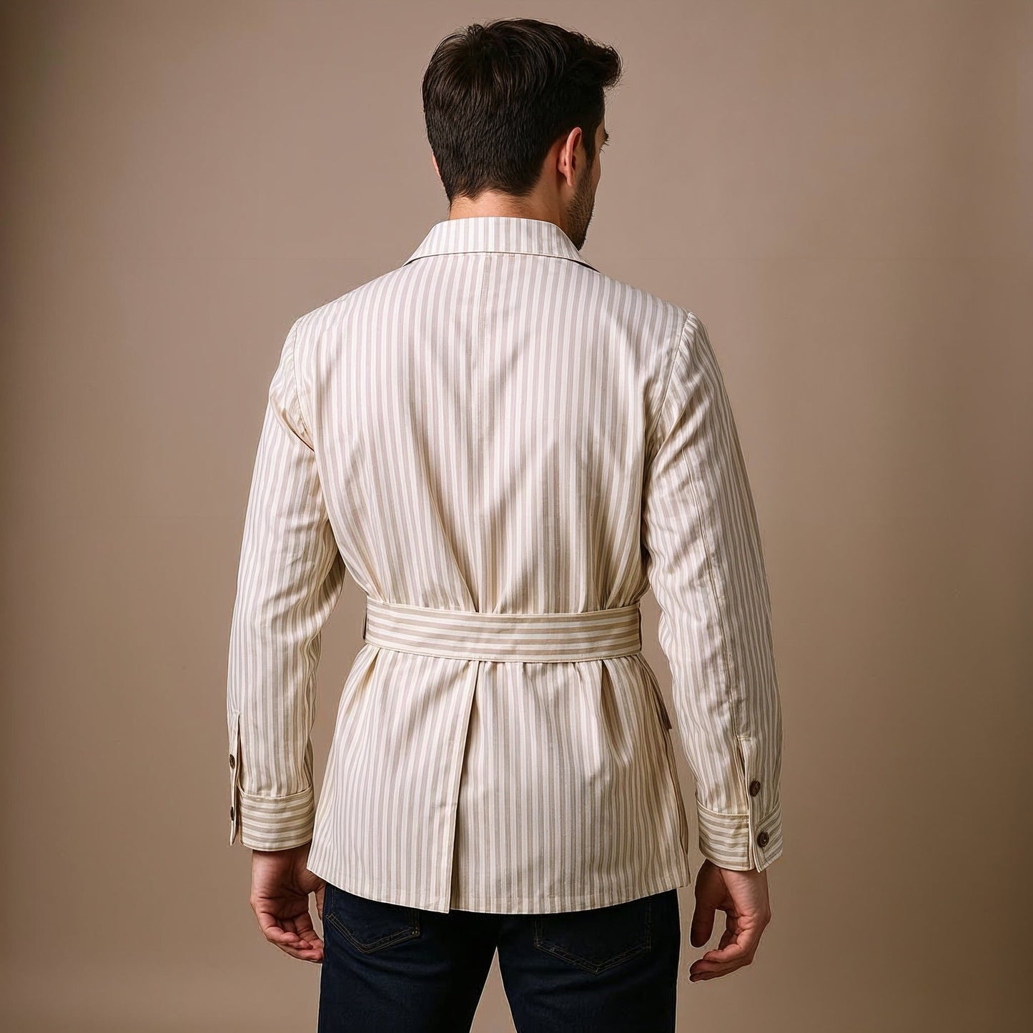 Camden Striped Safari Jacket