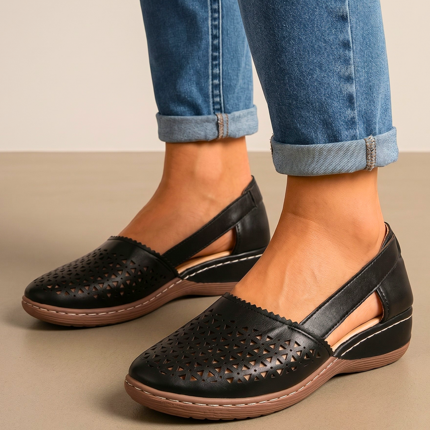 Isla Cutout Slip Ons