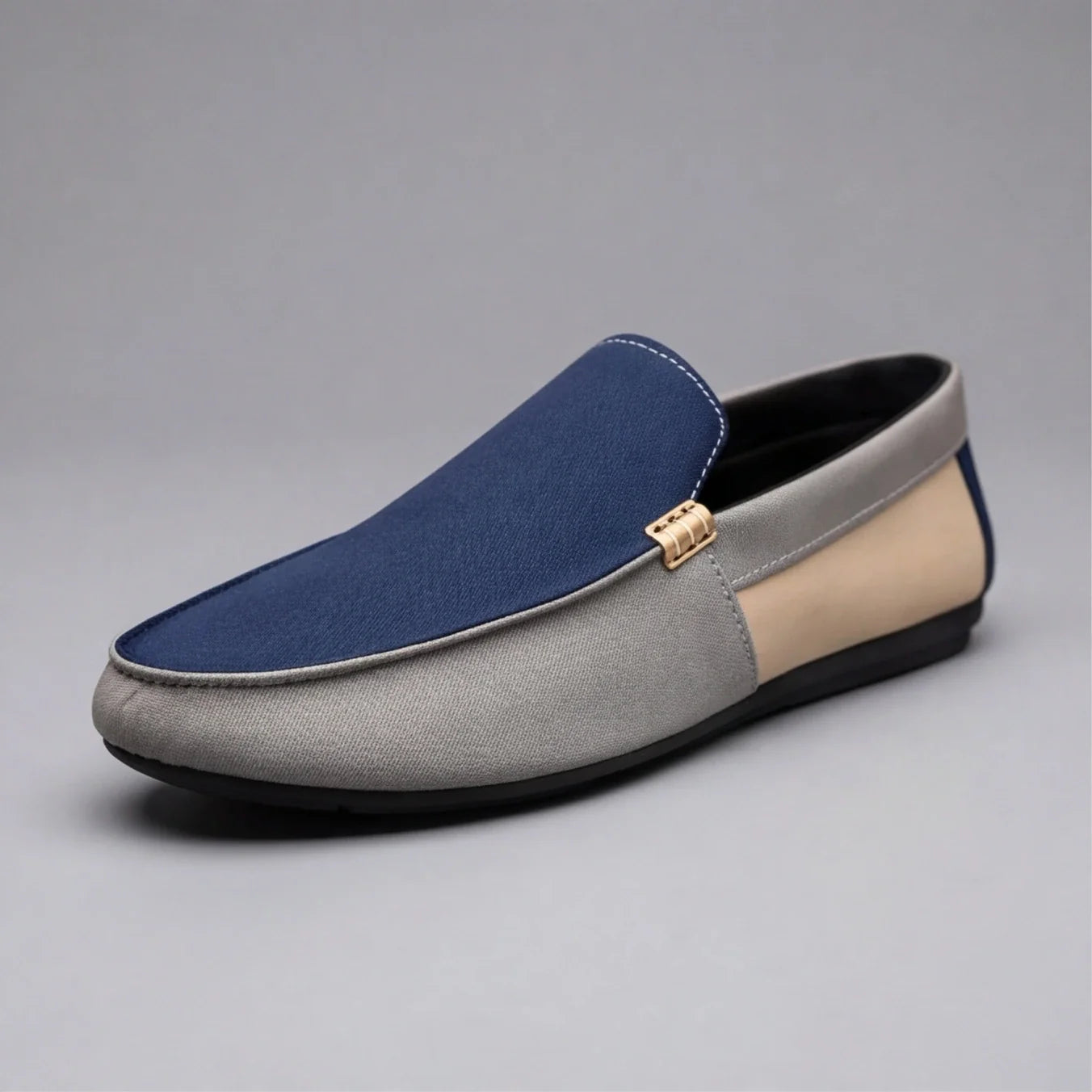 Luciano Canvas Slip-On Loafers