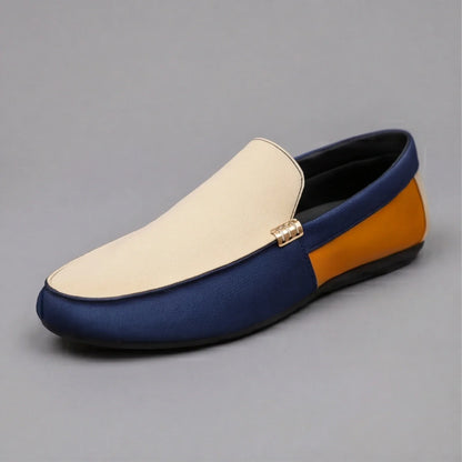 Luciano Canvas Slip-On Loafers