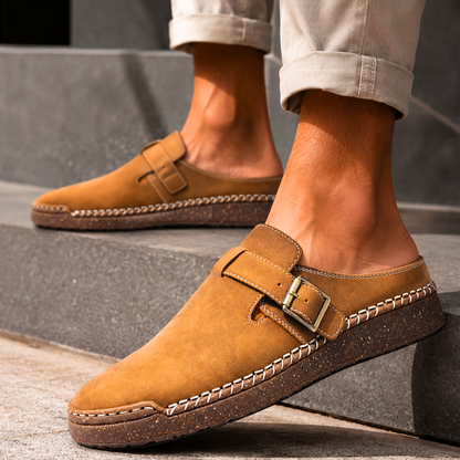 Rhodes Leather Mule Sandals