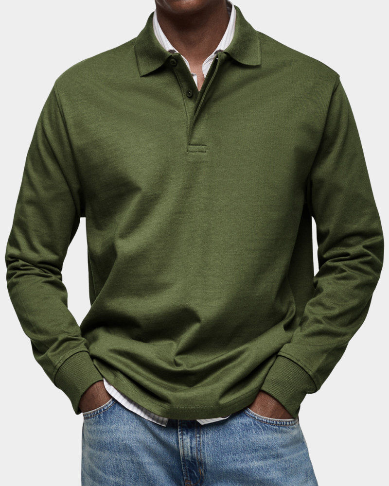 Hampton Long Sleeve Polo Jumper