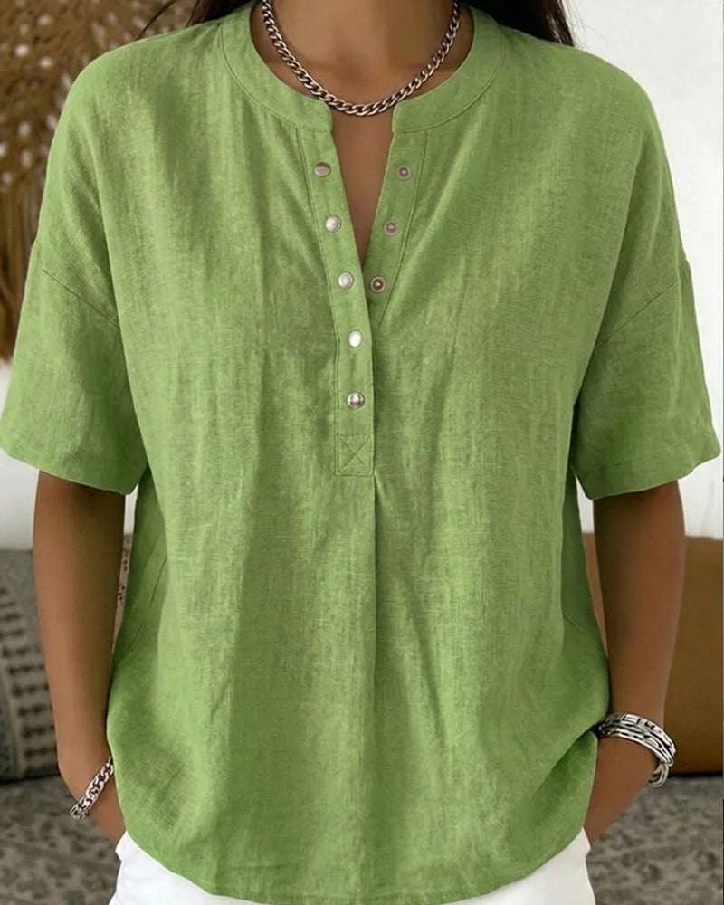 Eliana Linen  Blouse