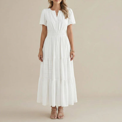 Cassia Smocked Waist Maxi Dress