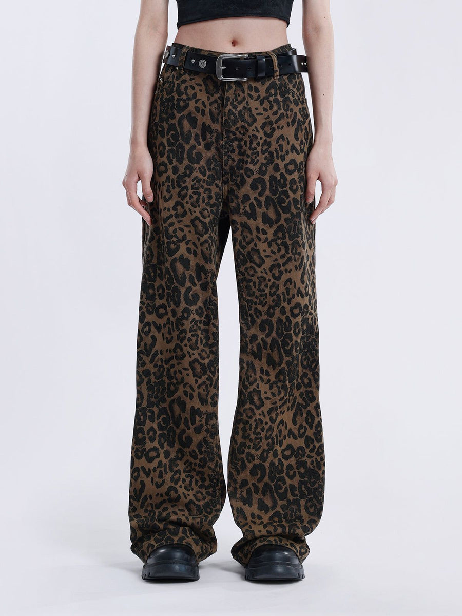 Zarella Vintage Leopard Denim