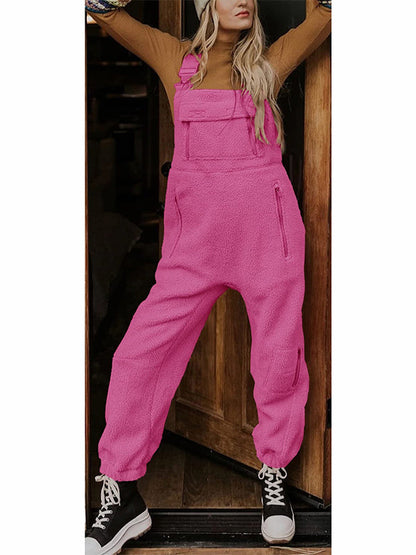 Lark Fleece Utility Overalls
