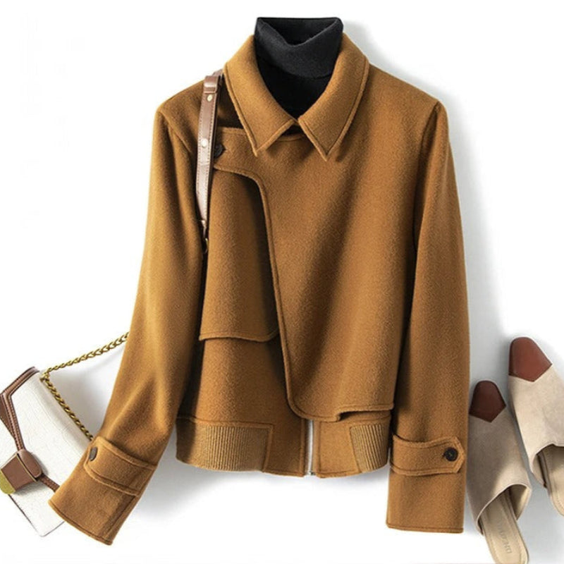 Noria Asymmetrical Wool Jacket