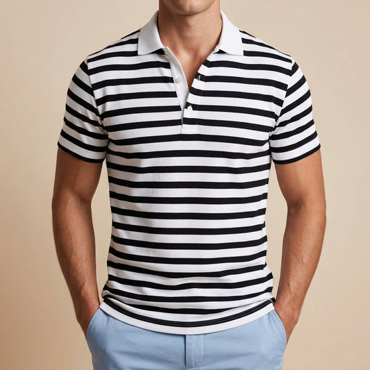 Reeve Striped Polo