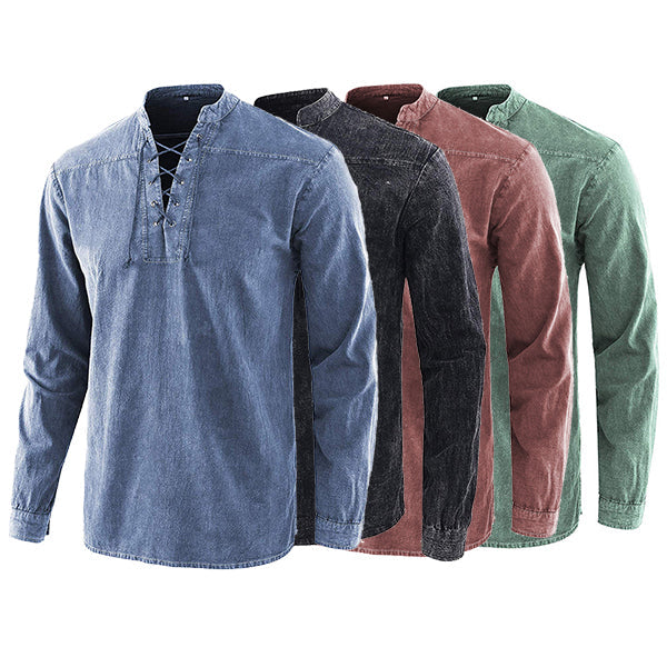 Ethan Medieval Lace-Up Tunic