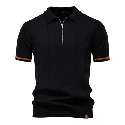 Dante Knit Zip Polo