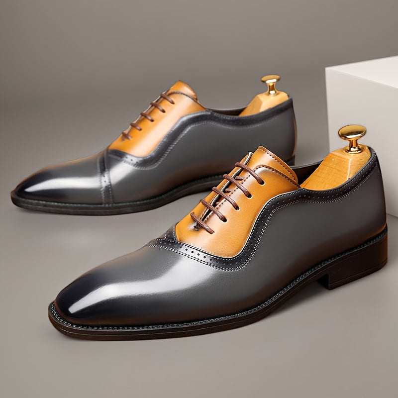 Beckett Two-Tone Leather Oxford