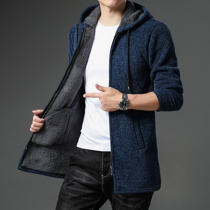 Henry Knit Cotton Hoodie