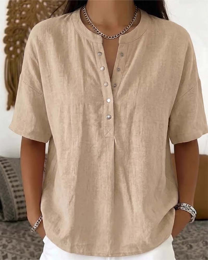 Eliana Linen  Blouse