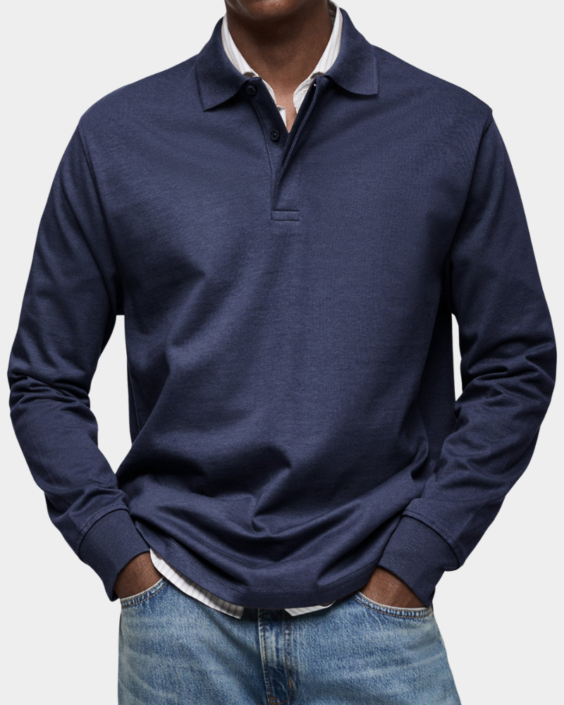 Hampton Long Sleeve Polo Jumper