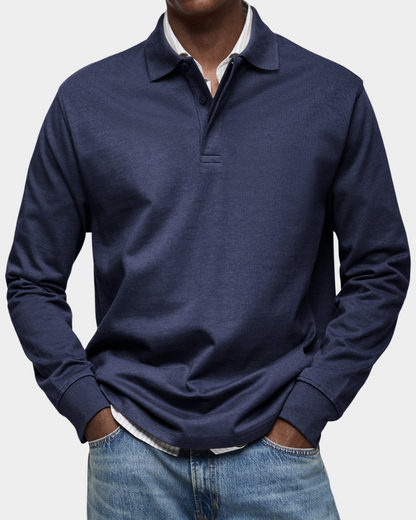 Hampton Long Sleeve Polo Jumper