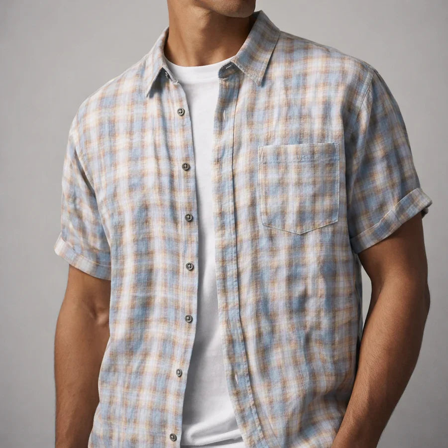 Bradley Checked Cotton Shirt