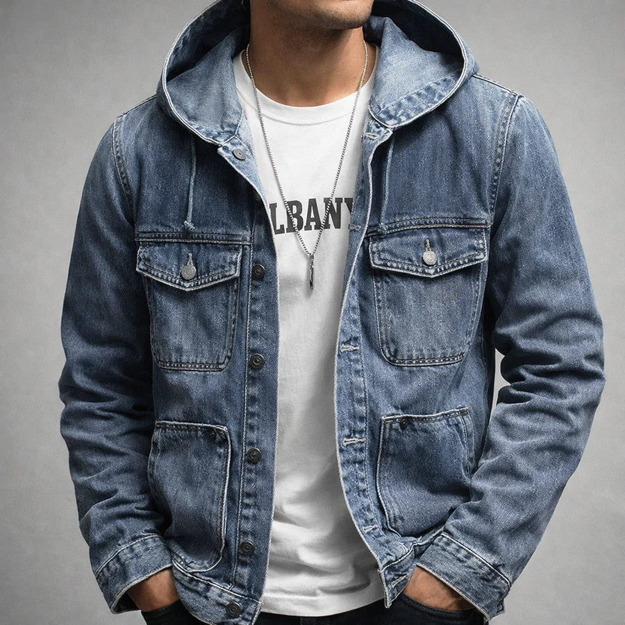 Kingsley Denim Hoodie