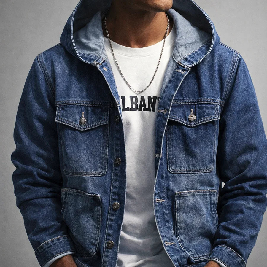 Kingsley Denim Hoodie