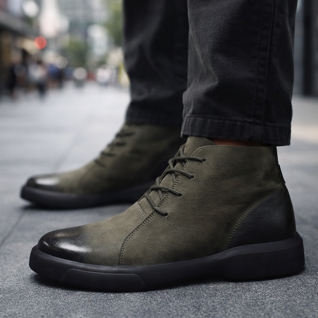 Halden Leather Ankle Boots