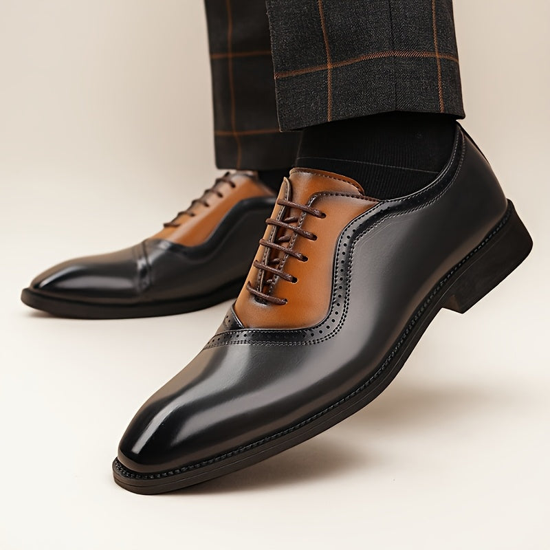Beckett Two-Tone Leather Oxford