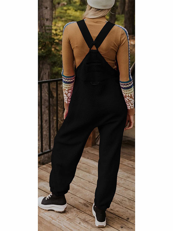 Lark Fleece Utility Overalls