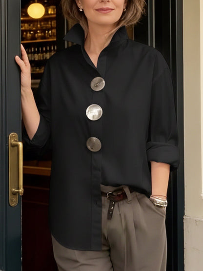 Alessia Statement Button Shirt