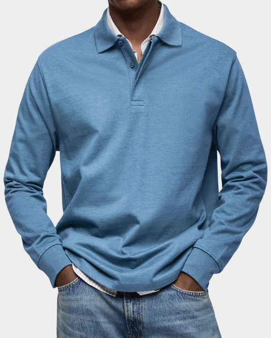 Hampton Long Sleeve Polo Jumper
