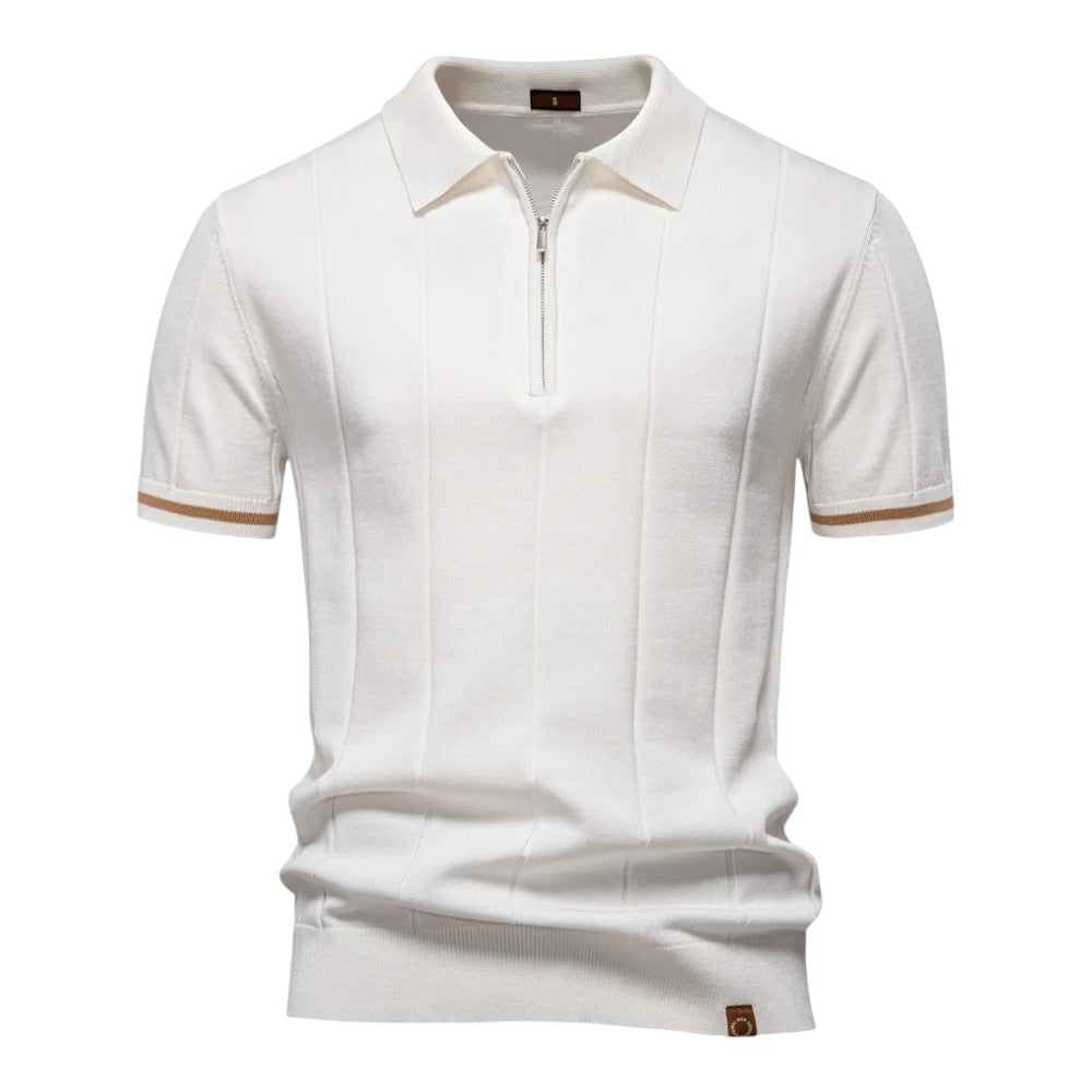 Dante Knit Zip Polo