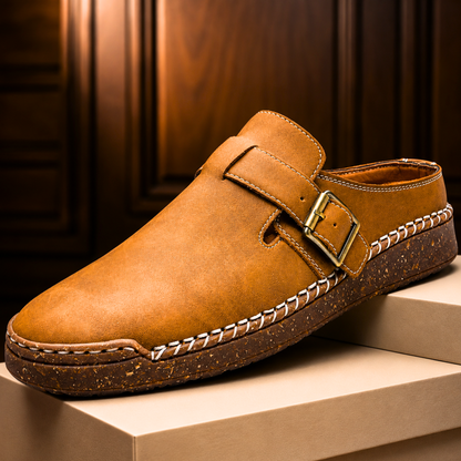 Rhodes Leather Mule Sandals