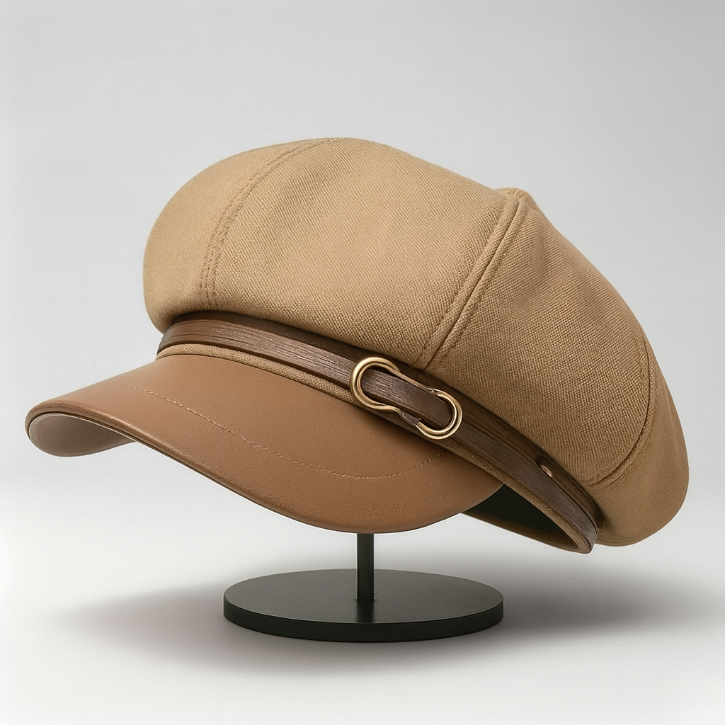 Ariel Leather-Strap Hat