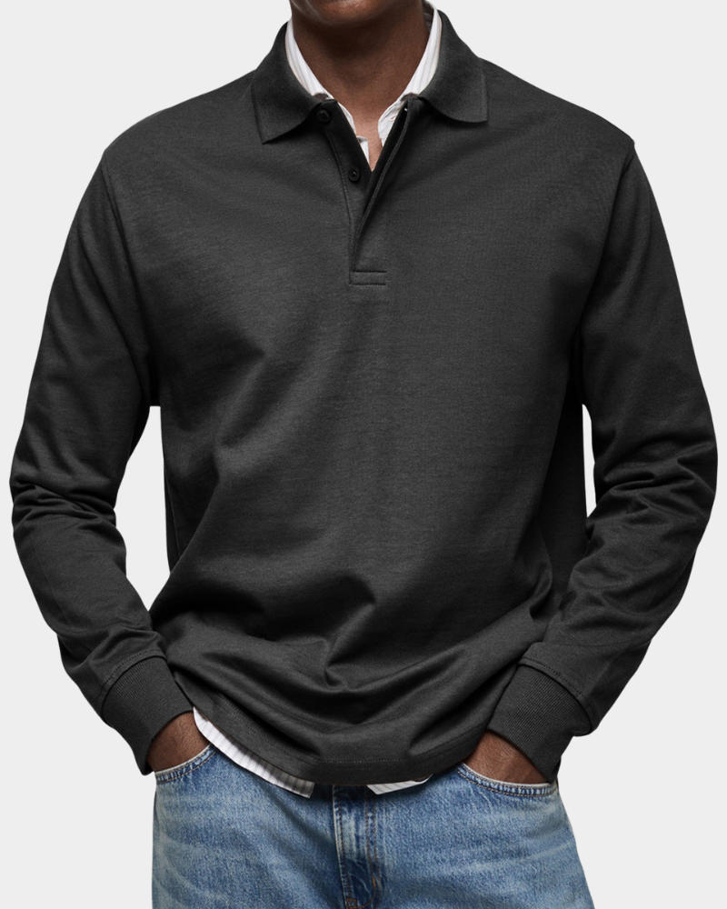 Hampton Long Sleeve Polo Jumper