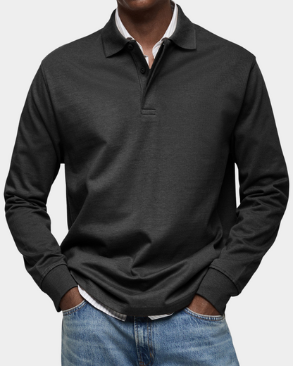 Hampton Long Sleeve Polo Jumper