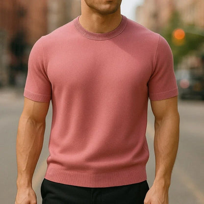 Capri Knitted Short Sleeve T-shirt