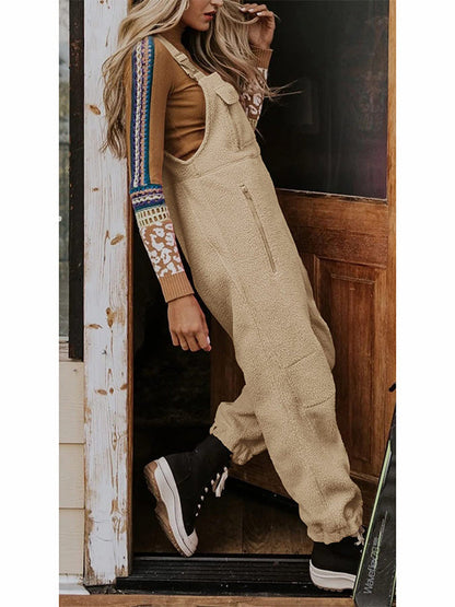 Lark Fleece Utility Overalls