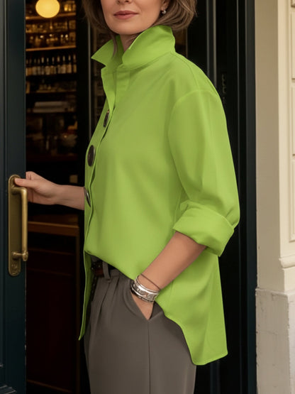Alessia Statement Button Shirt
