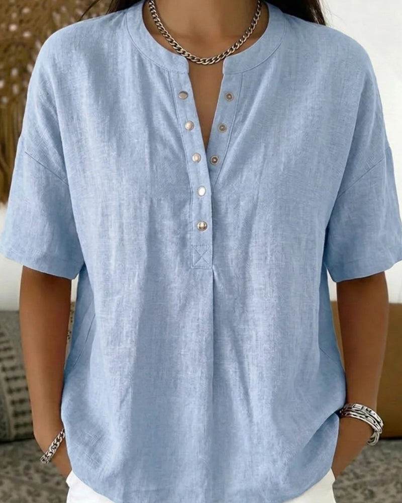 Eliana Linen  Blouse