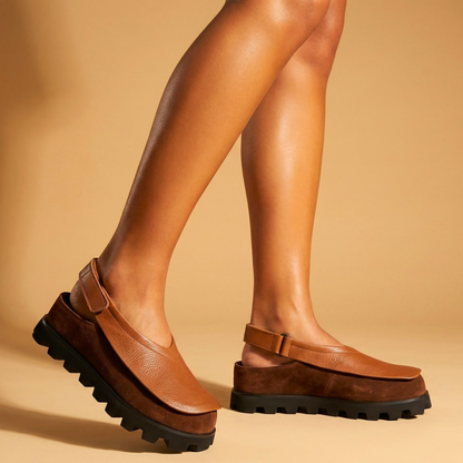 Chelsea Platform Slingback Loafers