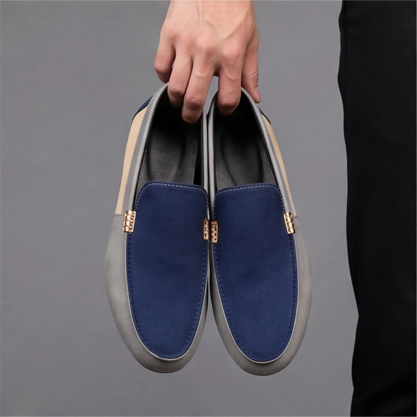 Luciano Canvas Slip-On Loafers