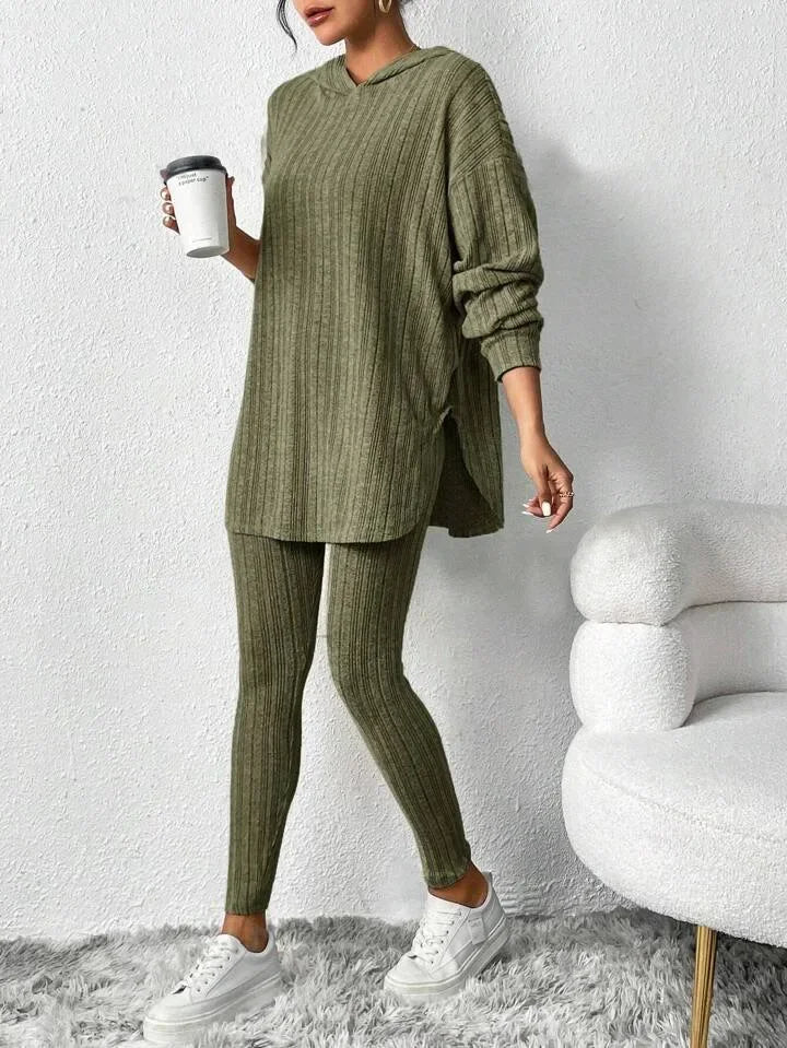 Tessa Ribbed Knit Lounge Set