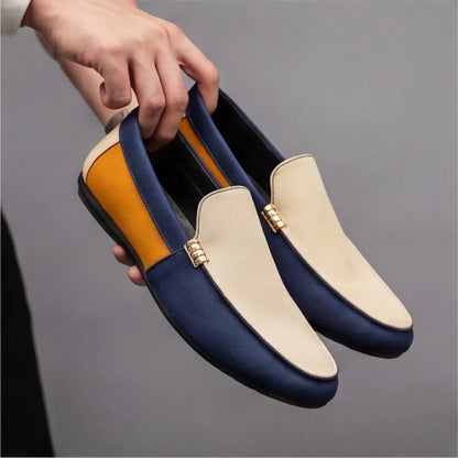 Luciano Canvas Slip-On Loafers