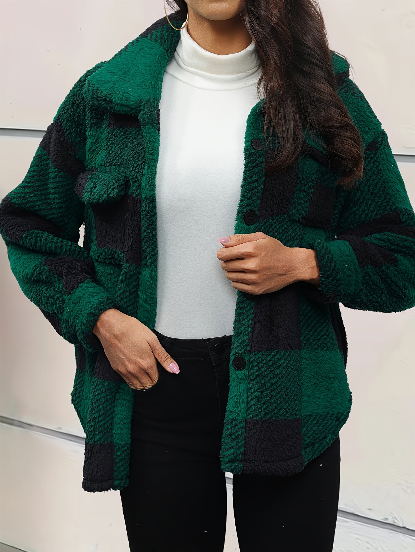 Elegant Knitted Winter Jacket