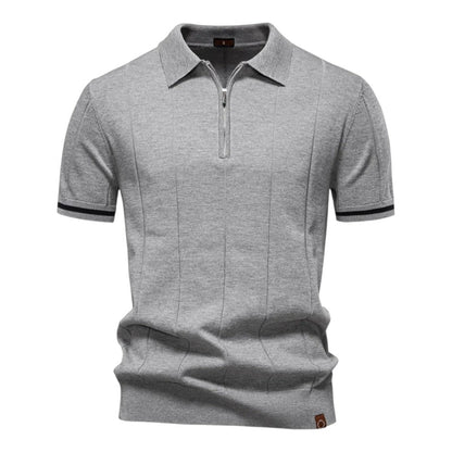 Dante Knit Zip Polo