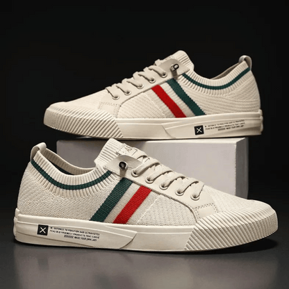 Milan Stripe Knit Sneakers